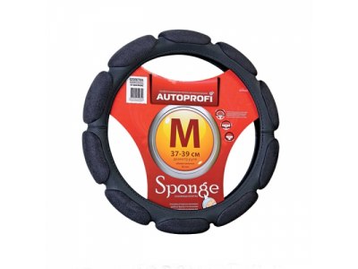 Оплётка руля замша (10 подушечек) (черный) (L) от Autoprofi Оплётка руля замша (10 подушечек) (черный) (L)