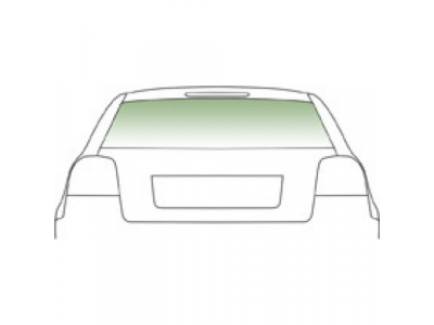 VOLKSWAGEN TRANSPORTER T4/CARAVELLE МИН 90- СТЕКЛО ЗАДНЕЕ ПРОЗРАЧНОЕ -ЛЕВАЯ ПОЛОВИНА-БЕЗ ОБОГРЕВА