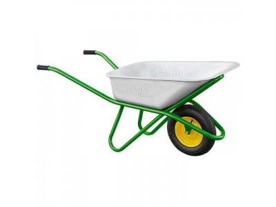 Тачка садово-строительная, усиленная, грузоподъемность 200 кг, объем 90 л PALISAD от PALISAD Тачка садово-строительная, усиленная, грузоподъемность 200 кг, объем 90 л PALISAD