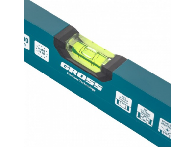 Уровень алюминиевый, 1000 мм, 2 глазка, HanD Werker Gross