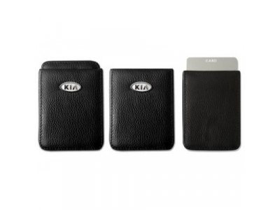 Кожаная визитница Kia на 20 визиток, артикул R8480AC508K