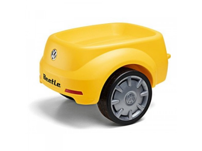 Прицеп к детскому автомобилю Volkswagen Beetle Trailer, Yellow, артикул 5C0087502ERR