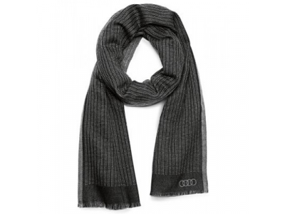 Шерстяной шарф Audi Wool scarf by PZero, black/grey от VAG Шерстяной шарф Audi Wool scarf by PZero, black/grey