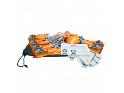 Комплект браслетов противоскольжения "4WD" R12-R15 в мешке (4шт., перчатки, крючок), Tplus от TPLUS Комплект браслетов противоскольжения "4WD" R12-R15 в мешке (4шт., перчатки, крючок), Tplus