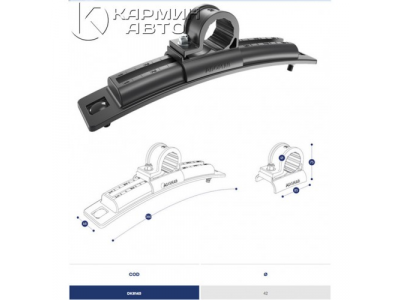 DOMAR dk8145 крепление крыла 42 пластиковое с комплектом крепежа от DOMAR DOMAR dk8145 крепление крыла 42 пластиковое с комплектом крепежа